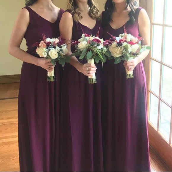 Show Me Your MuMu, Merlot Kendall Maxi Dress, XXS - Picture 15 of 16